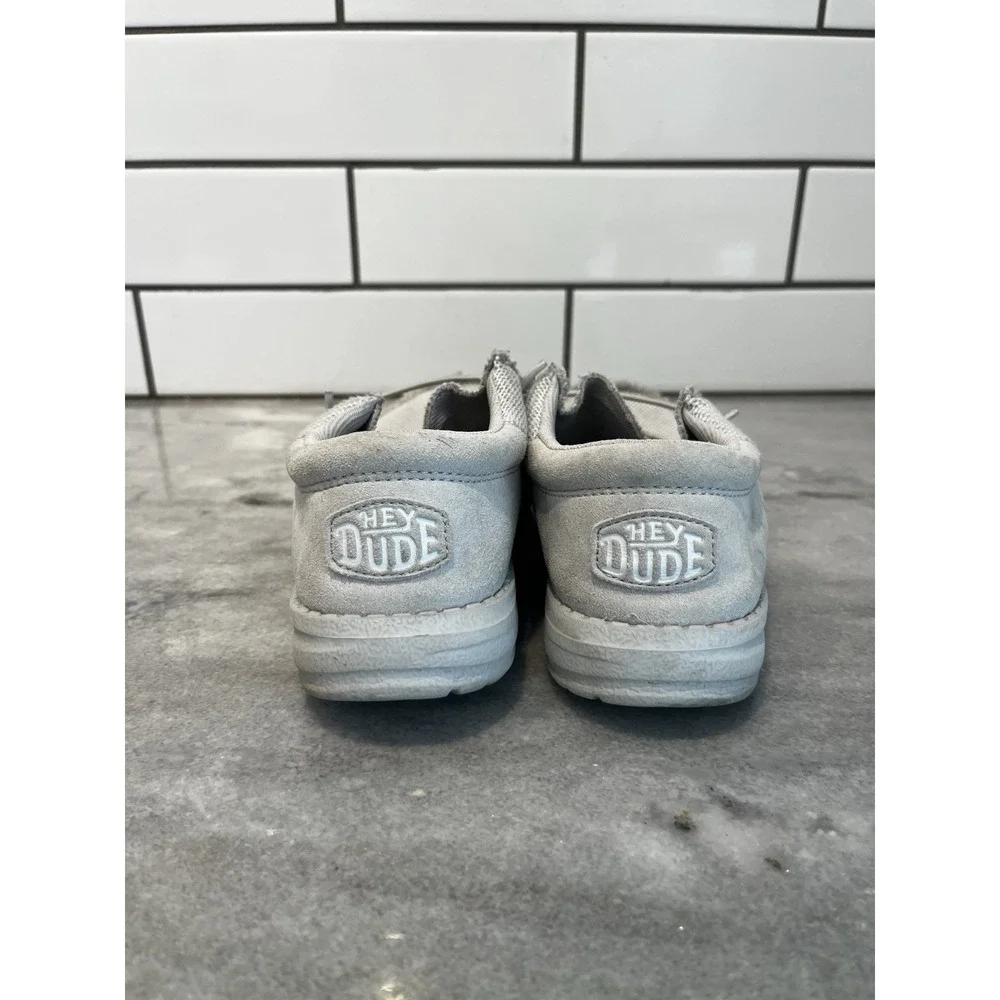 Hey‎ Dude Wally Youth Funk Mono YT4- Slip Ons, Light Gray